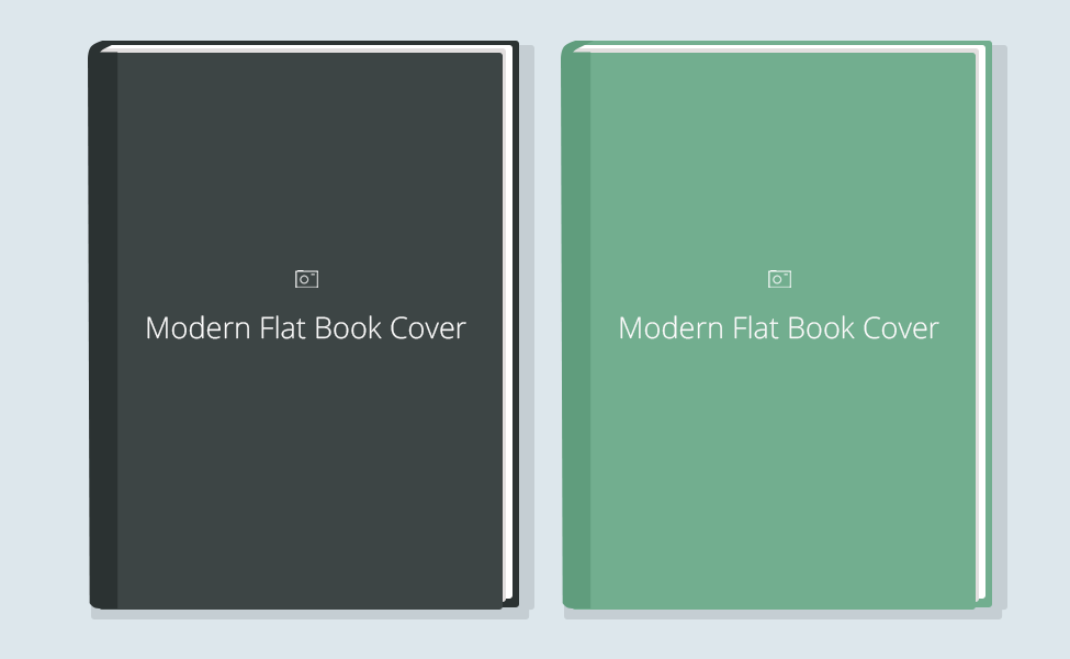 Modern Flat Book Cover